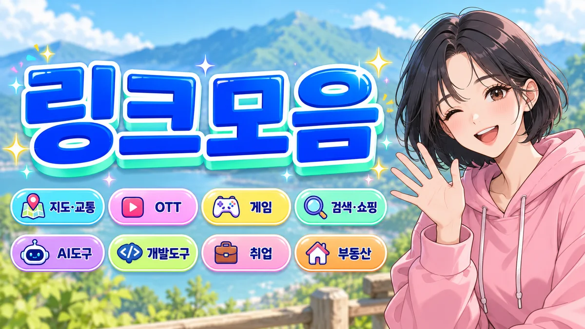 에듀뷰링크 사이트모음 - 분야별 공식 주소 카드 화면